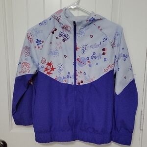 Nike Purple and Gray Graphic Hoodie